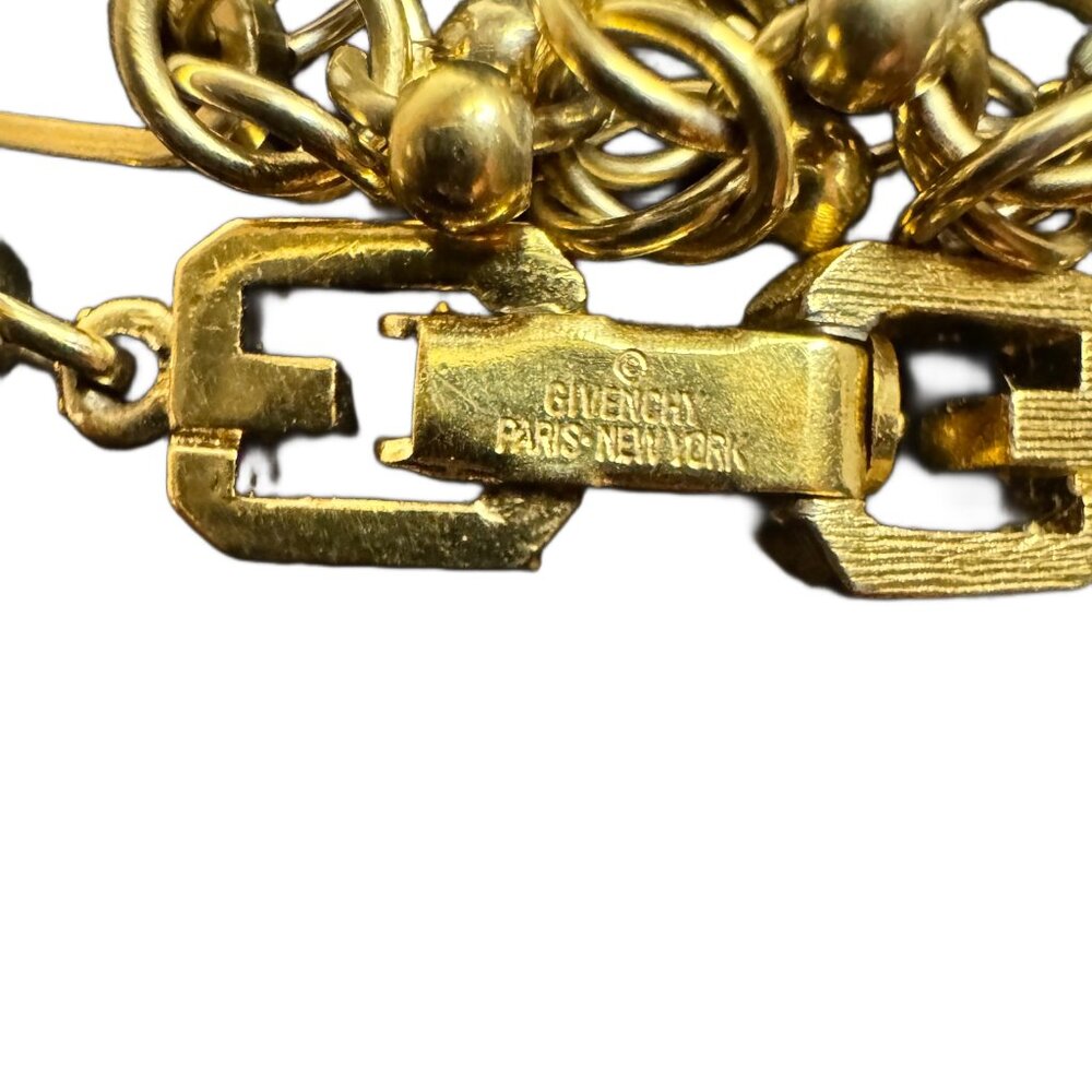 SOLD! GIVENCHY G Link Long Necklace - Picture 3 of 3